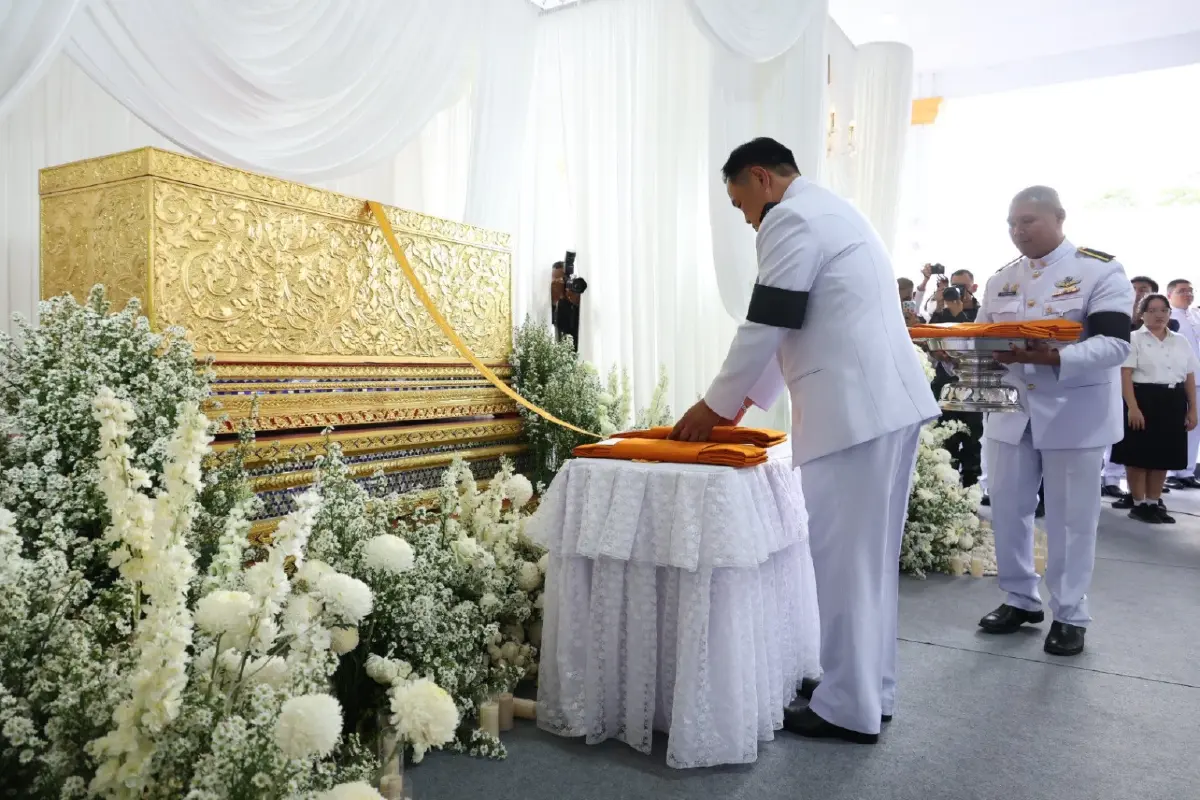 สดุดีครูผู้เสียสละ พระราชทานเพลิงศพ ผอ.โรงเรียนพะตงประธานคีรีวัฒน์ จ.สงขลา