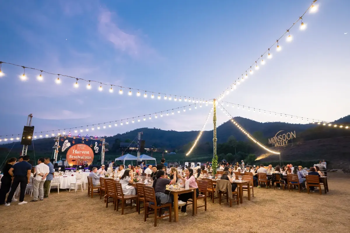 มอนซูน แวลลีย์ ชวนเปิดประสบการณ์ 'Monsoon Valley Harvest Festival 2026' ปีละครั้ง ณ หัวหิน