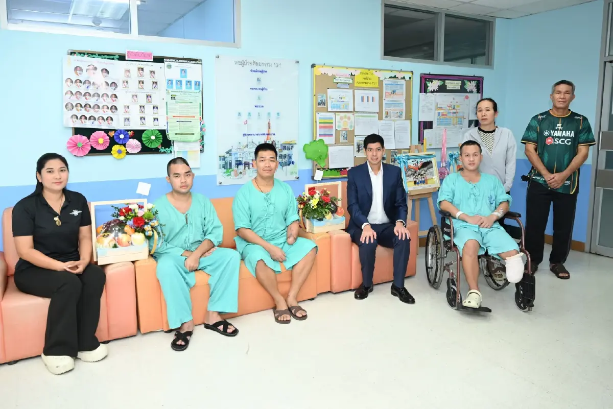 GULF เข้าเยี่ยมให้กำลังใจ 'เหล่าทหารกล้า' จากภารกิจปกป้องอธิปไตยของชาติ