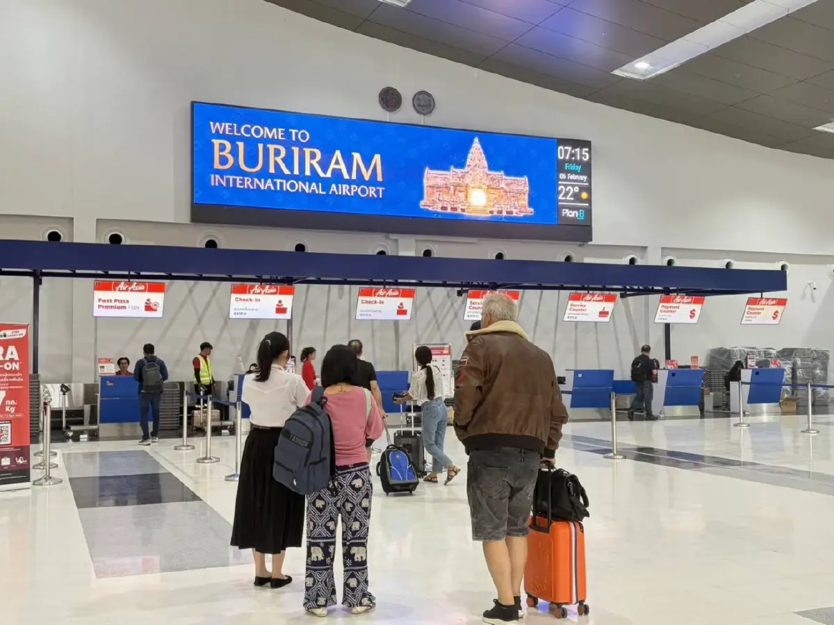 สนามบินบุรีรัมย์ ทดลองเปิดใช้อาคารผู้โดยสารหลังใหม่ รับ MotoGP 2026