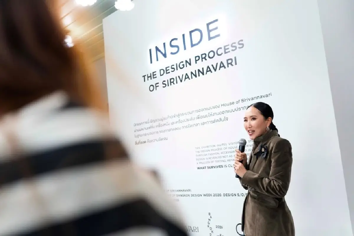 แบรนด์ SIRIVANNAVARI เข้าร่วมงาน BKKDW2026 เผยแนวคิด ‘สิ่งที่รอด’
