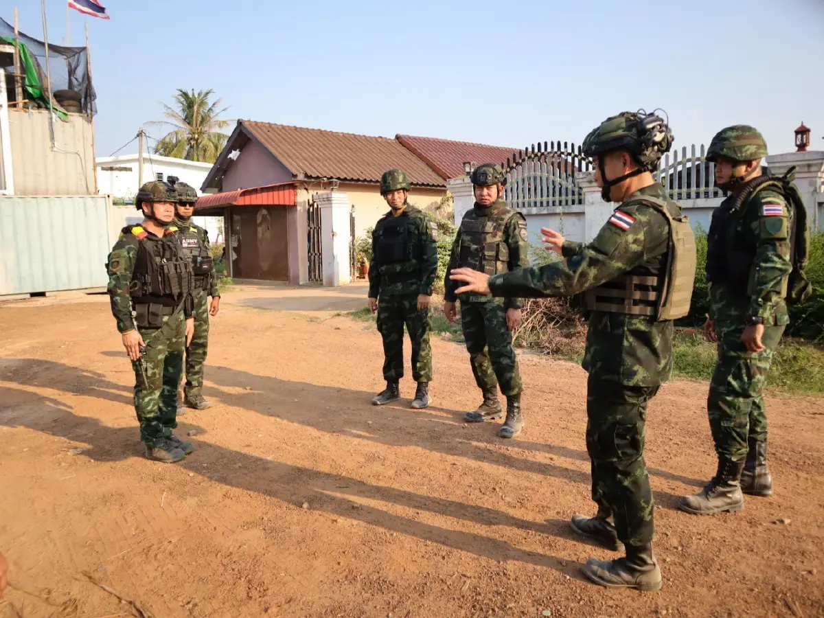 ทภ.1 ปรับวางกำลังทหารชายแดนไทย–กัมพูชา พร้อมรบพื้นที่สระแก้ว