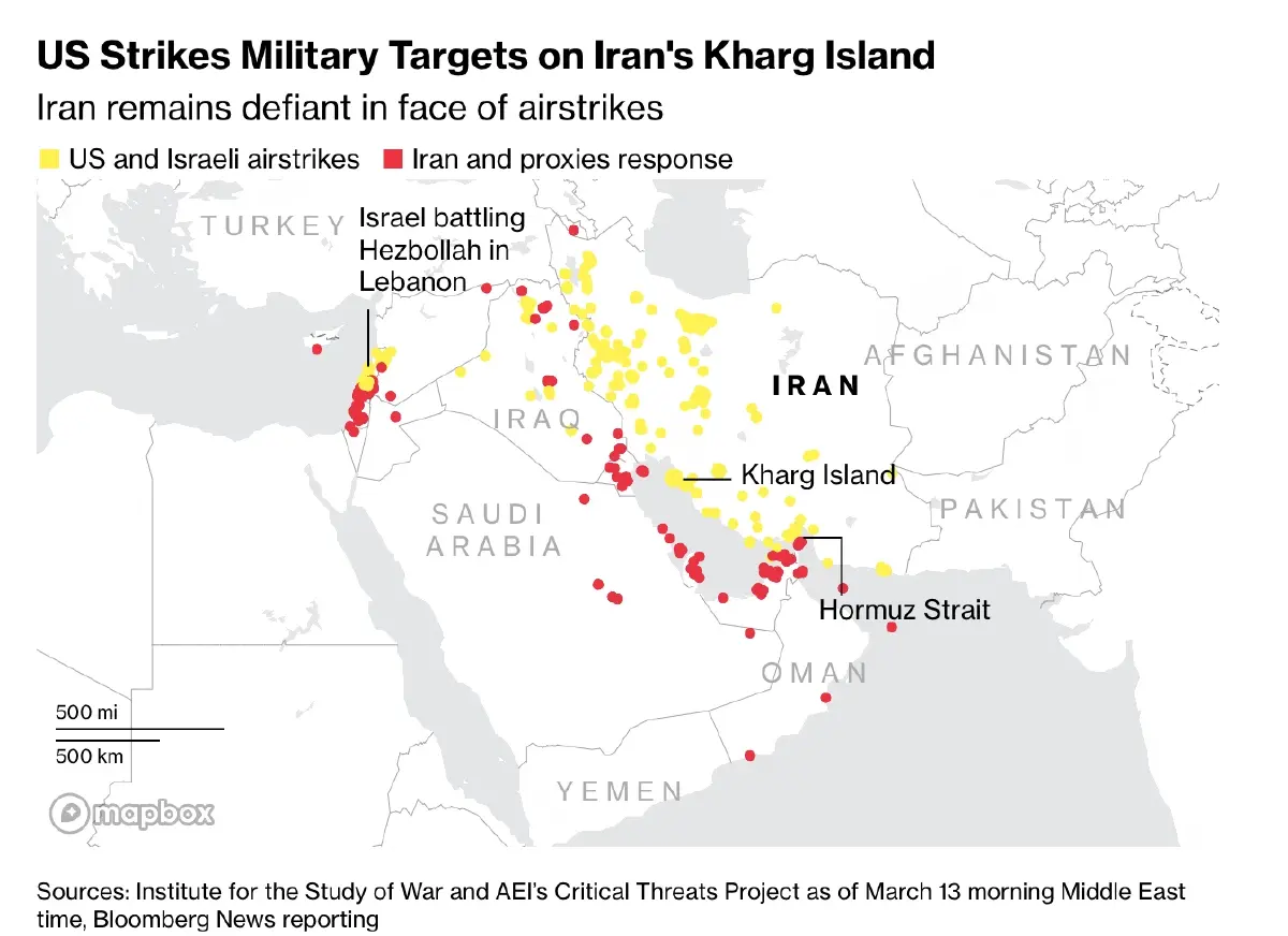 สหรัฐโจมตีเกาะคาร์กเส้นเลือดใหญ่เศรษฐกิจส่งออกน้ำมันอิหร่าน