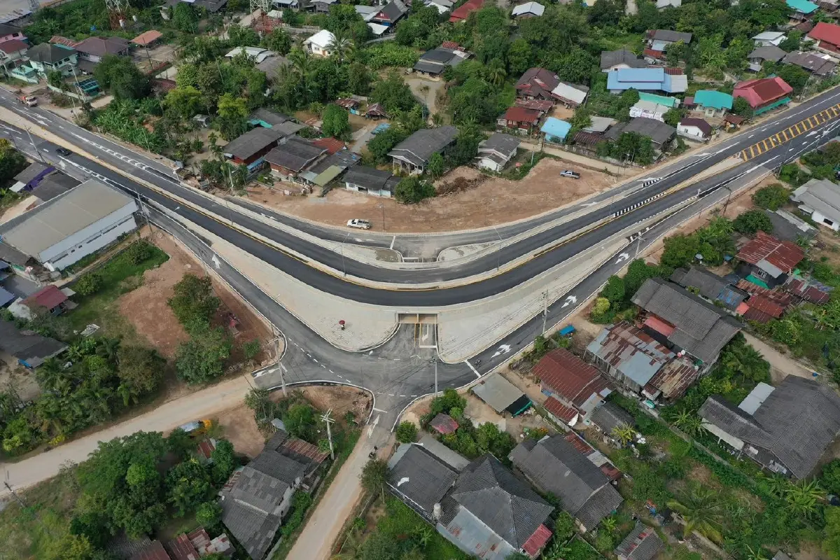 เปิดใช้แล้ว ทางลอด-ทางขนาน ทล.1152 เชียงราย แก้จุดเสี่ยงเกิดอุบัติเหตุซ้ำซาก