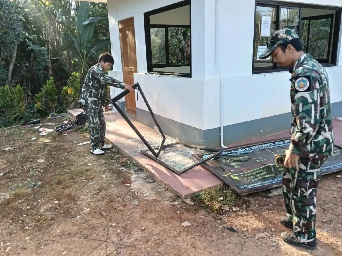 ปิดยาวน้ำตกนางครวญ หลังช้างป่าคุมพื้นที่ หวั่นกระทบนักท่องเที่ยว