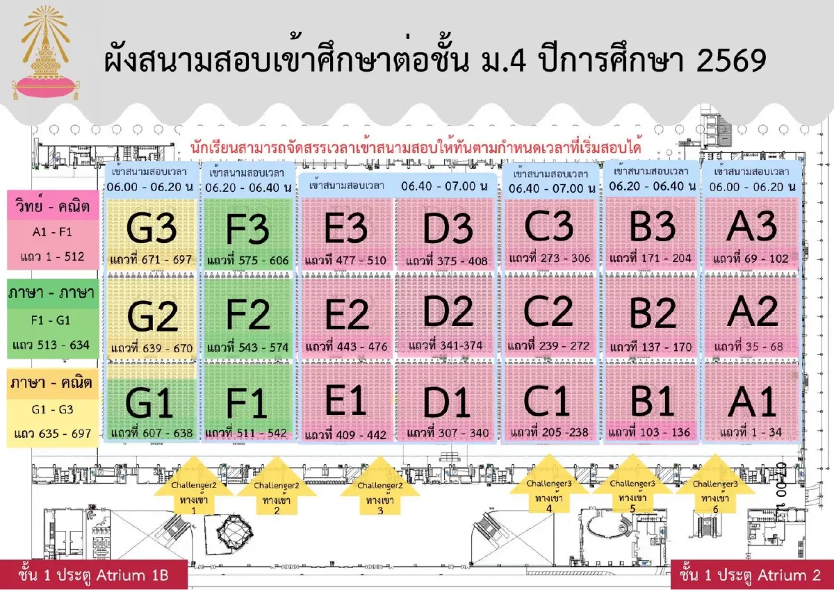 เตรียมรถติด อิมแพ็ค สนามสอบเข้า ม.4 โรงเรียนเตรียมอุดมศึกษา 2569