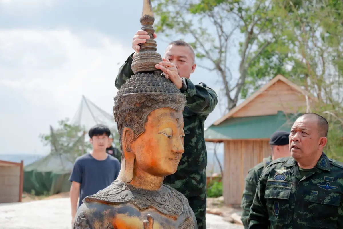 'แม่ทัพกุ้ง' เปิดจุดเช็คอินใหม่ 'เขาสัตตะโสม' เสริมกำลังใจทหารภูมะเขือ
