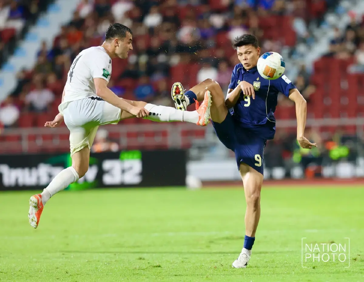 ช้างศึกผงาด! ไทยดับเติร์กฯ 2-1 ซิวแชมป์กลุ่ม ลุยเอเชียนคัพ 2027