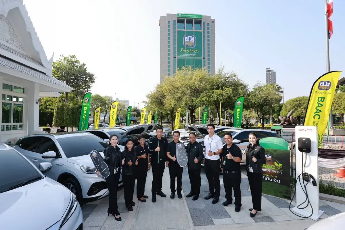 ธ.ก.ส. ส่งมอบรถ EV 150 คัน ลุยภารกิจทั่วไทย หนุนเป้า Net Zero