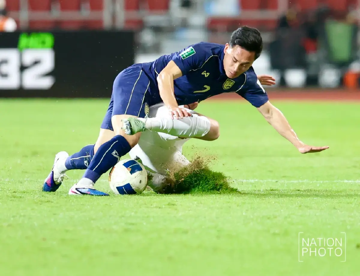 ช้างศึกผงาด! ไทยดับเติร์กฯ 2-1 ซิวแชมป์กลุ่ม ลุยเอเชียนคัพ 2027