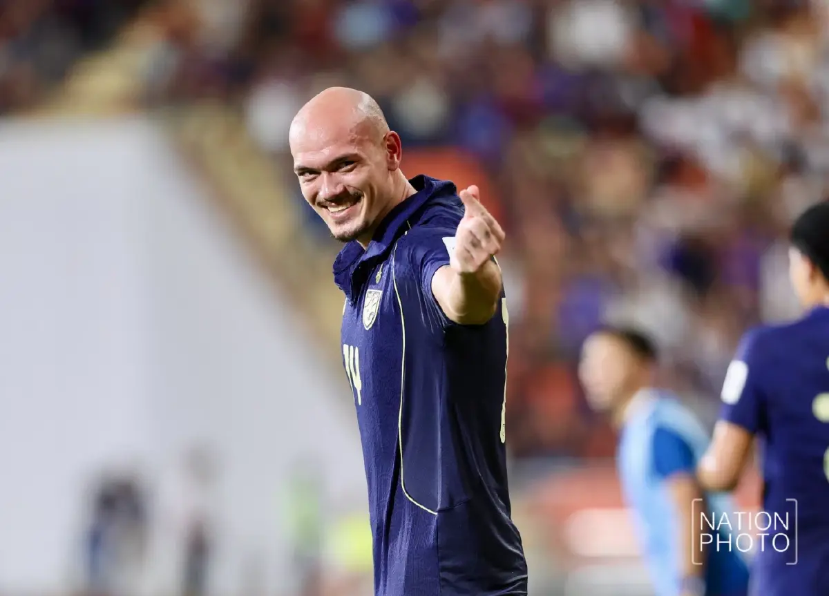 ช้างศึกผงาด! ไทยดับเติร์กฯ 2-1 ซิวแชมป์กลุ่ม ลุยเอเชียนคัพ 2027