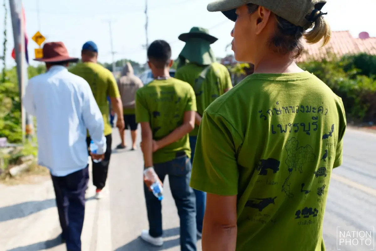 บุกค้าน โรงไฟฟ้า-โรงกลั่นน้ำมัน เพชรบุรี ชี้หายนะนกอพยพ-นาเกลือ