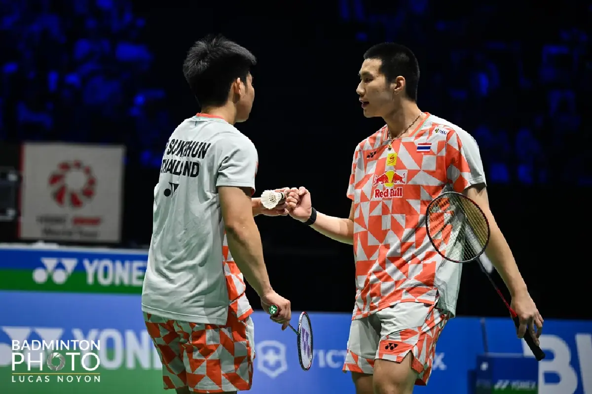 ดูแบดมินตันสด 'ไทย พบ ฝรั่งเศส' Orleans Masters 2026 เชียร์ พี-โอโม่