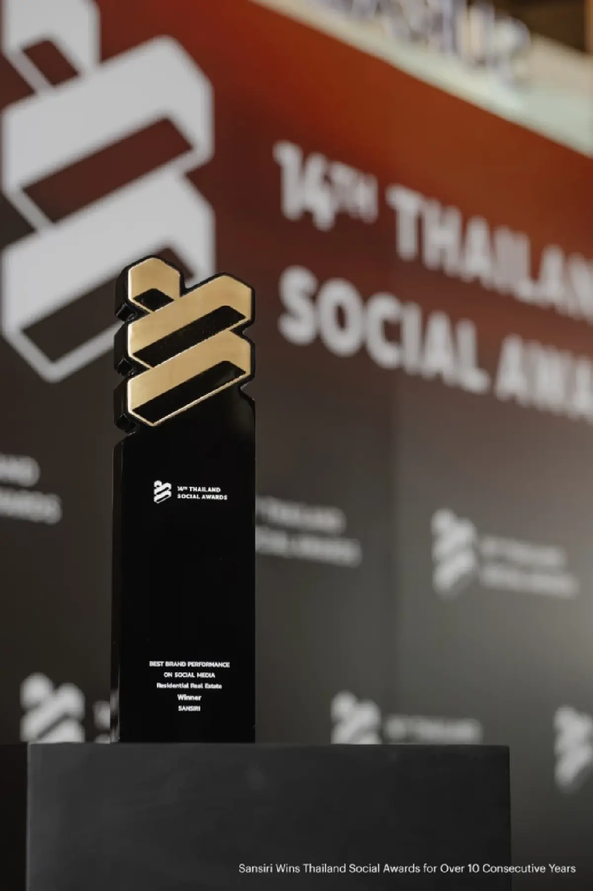 ‘แสนสิริ’ เบอร์หนึ่งโซเชียลมีเดีย  ครองแชมป์ 10 สมัยมัดใจชาวอสังหาฯ ยาวนานที่สุด