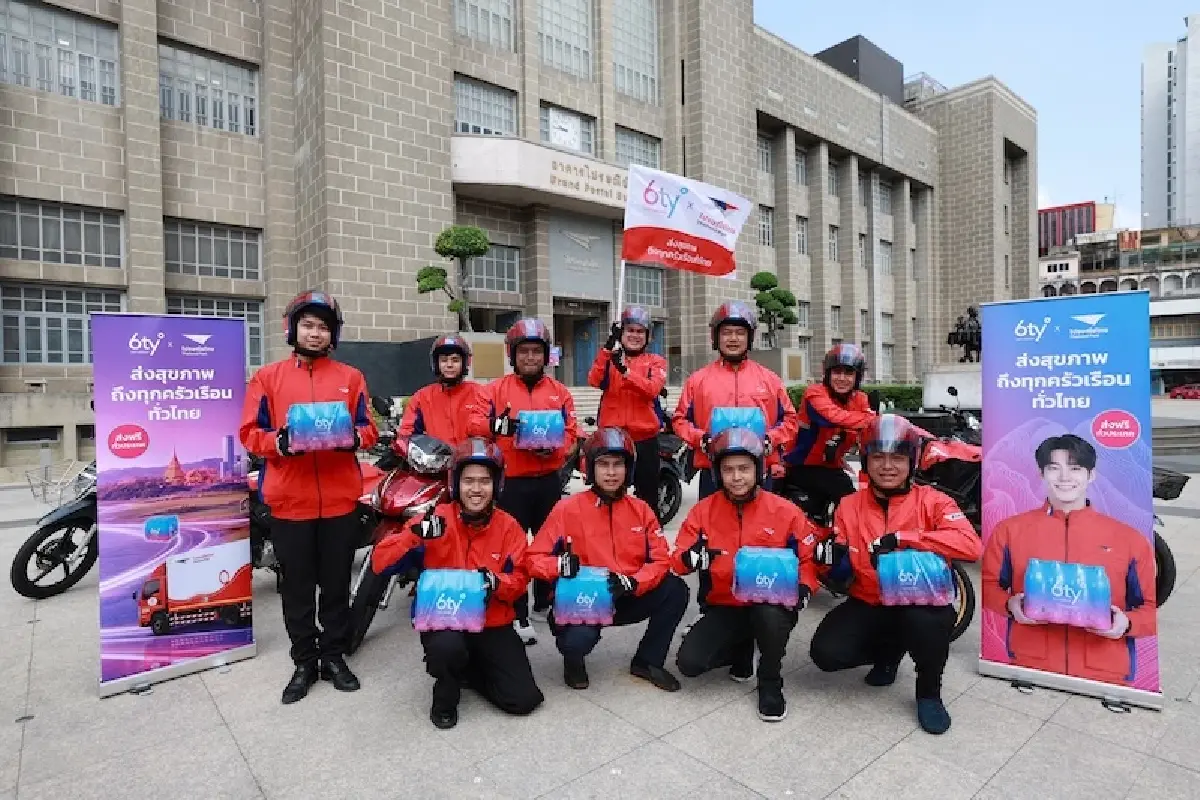 'ซิกตี้ ดีกรี' ผนึก 'ไปรษณีย์ไทย' ส่งน้ำแร่ทั่วไทย ปลดล็อกศักยภาพโต