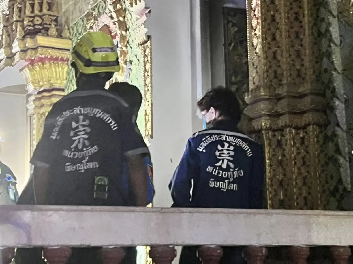 ไฟไหม้วัดดัง เมืองพิษณุโลก อุโบสถ-พระพุทธรูป ได้รับความเสียหาย