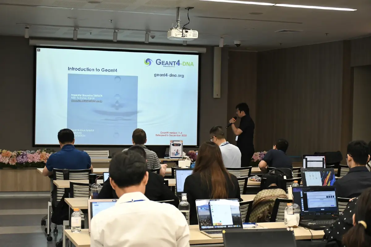 'Geant4-DNA International Tutorial'ครั้งแรกในประเทศไทย