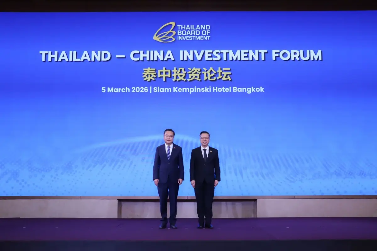 บีโอไอ เปิดเวที 'ไทย-จีน' ดึงลงทุนเทคโนโลยีขั้นสูง ดันไทยฐานผลิตใหม่