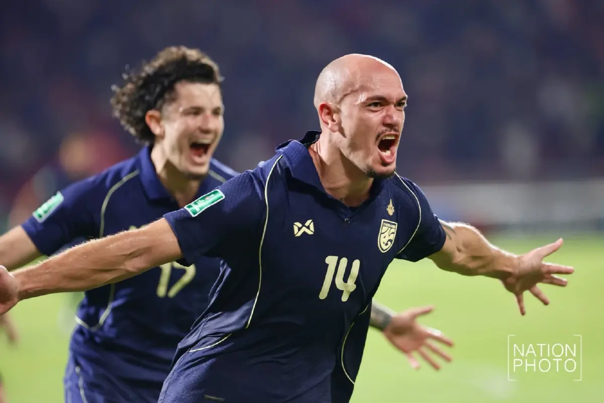 ช้างศึกผงาด! ไทยดับเติร์กฯ 2-1 ซิวแชมป์กลุ่ม ลุยเอเชียนคัพ 2027