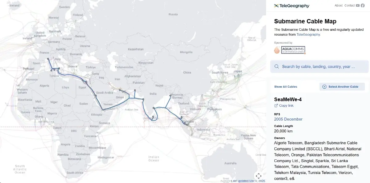 "เอ็นที" ลั่นเน็ตไทยไม่สะดุด พร้อมรับมือความเสี่ยงเคเบิลใต้น้ำตะวันออกกลาง