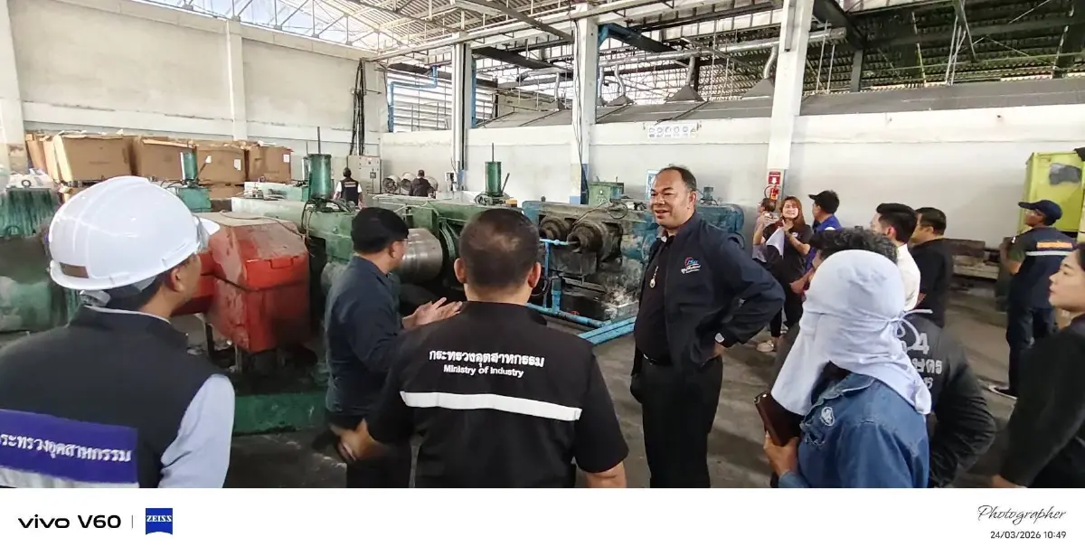 ลุย! ตรวจสอบโรงงานยางเก่าที่ระยอง หลังชาวบ้านร้องเรียน