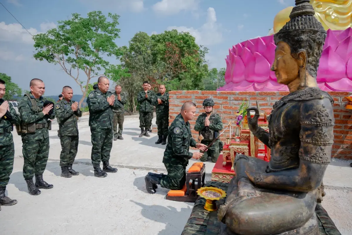 'แม่ทัพกุ้ง' เปิดจุดเช็คอินใหม่ 'เขาสัตตะโสม' เสริมกำลังใจทหารภูมะเขือ