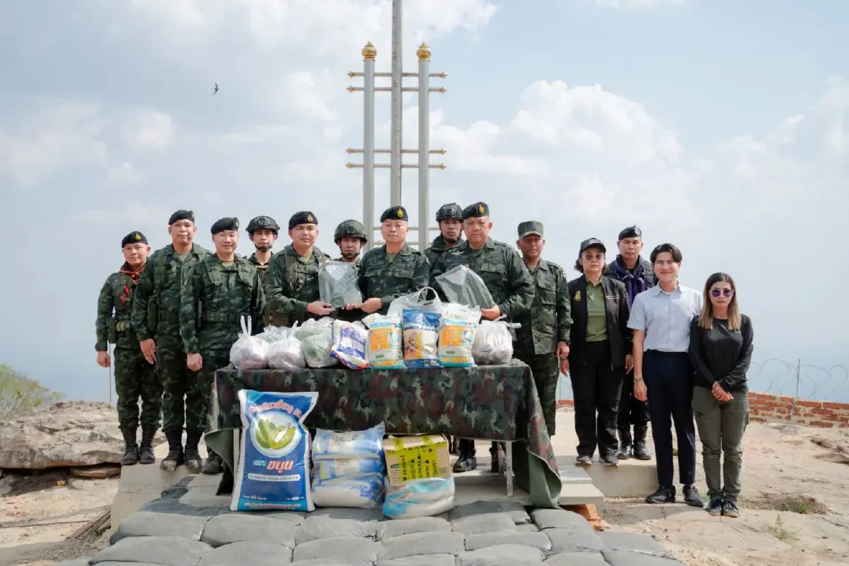 'แม่ทัพกุ้ง' เปิดจุดเช็คอินใหม่ 'เขาสัตตะโสม' เสริมกำลังใจทหารภูมะเขือ