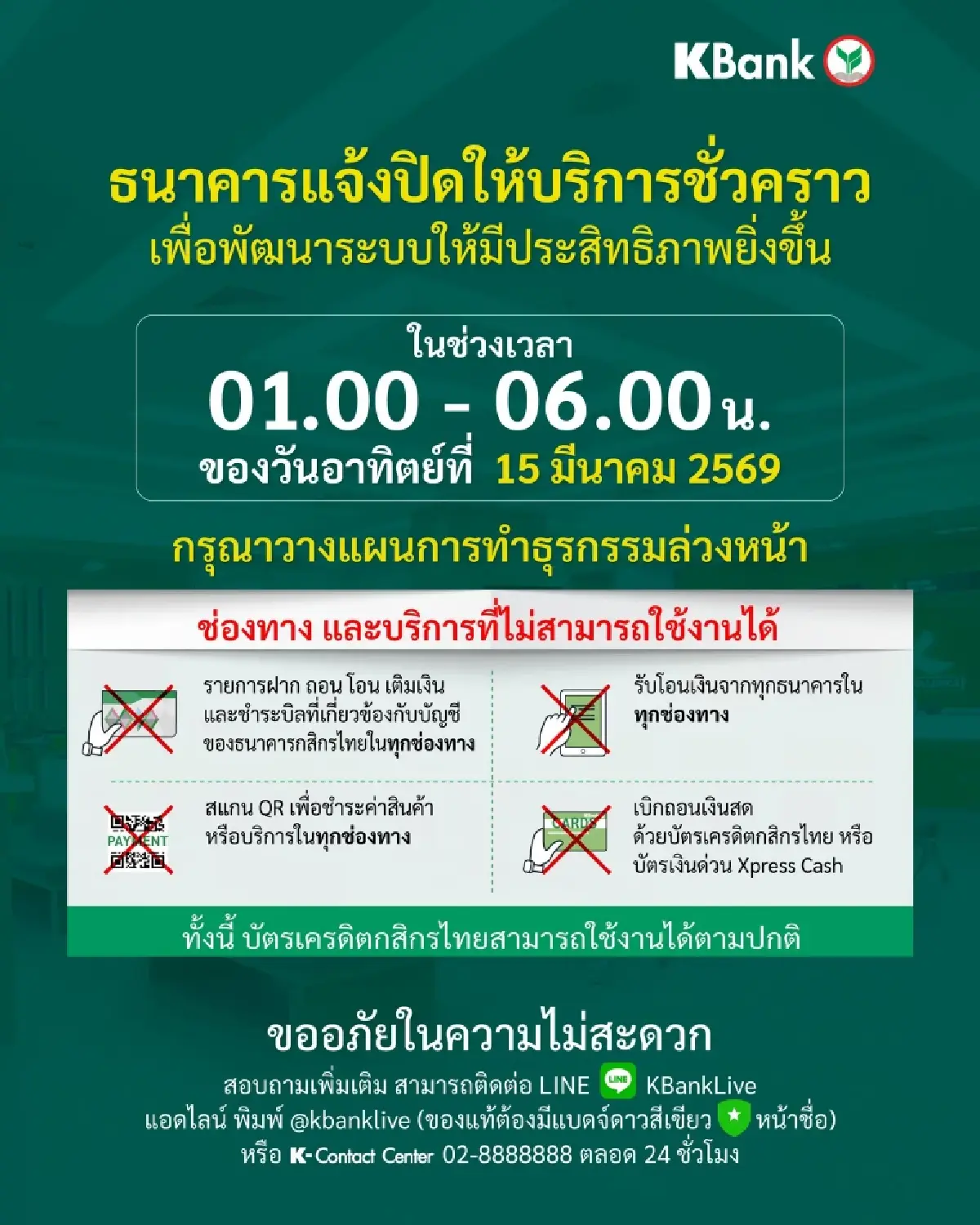 กรุงไทย กสิกรไทย กรุงศรี ปิดระบบแอป - ATM ใช้ไม่ได้ทั่วไทยชั่วคราว
