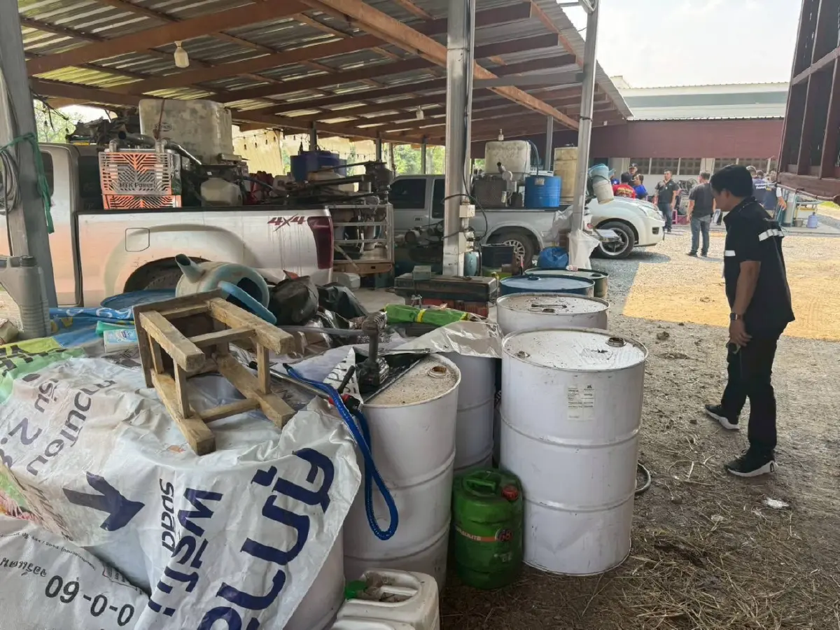 โดนแล้ว! กักตุนน้ำมัน ขายเกินราคาลิตรละ 42 บาท เชือดไก่ให้ลิงดู