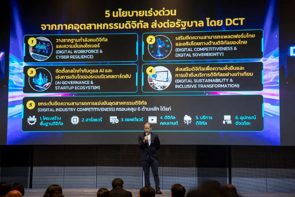 สภาดิจิทัลฯ ชงรัฐเร่งนโยบายดิจิทัล วางฐานข้อมูล - เอไอ ดันไทยสู่ฮับดิจิทัลอาเซียน
