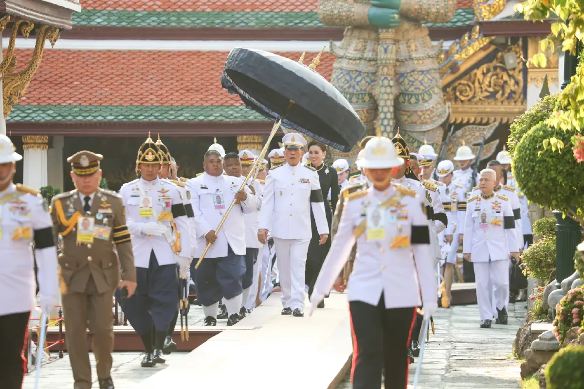 ในหลวง-พระราชินี เสด็จฯ ทรงบำเพ็ญพระราชกุศลมาฆบูชา พุทธศักราช 2569