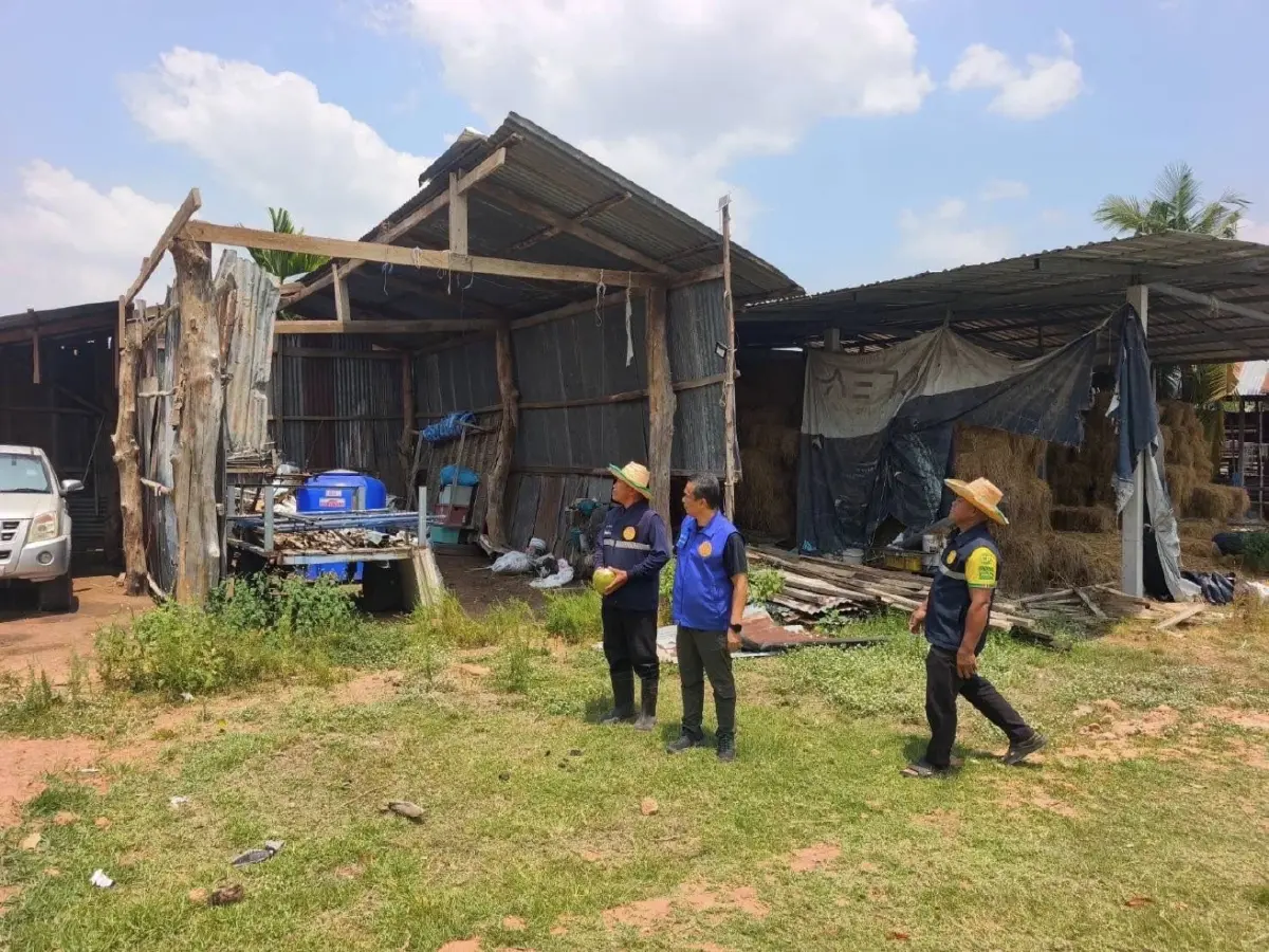 ช่วยเหลือเร่งด่วน พายุฤดูร้อนถล่ม ประชาชนเดือดร้อน 323 ครัวเรือน