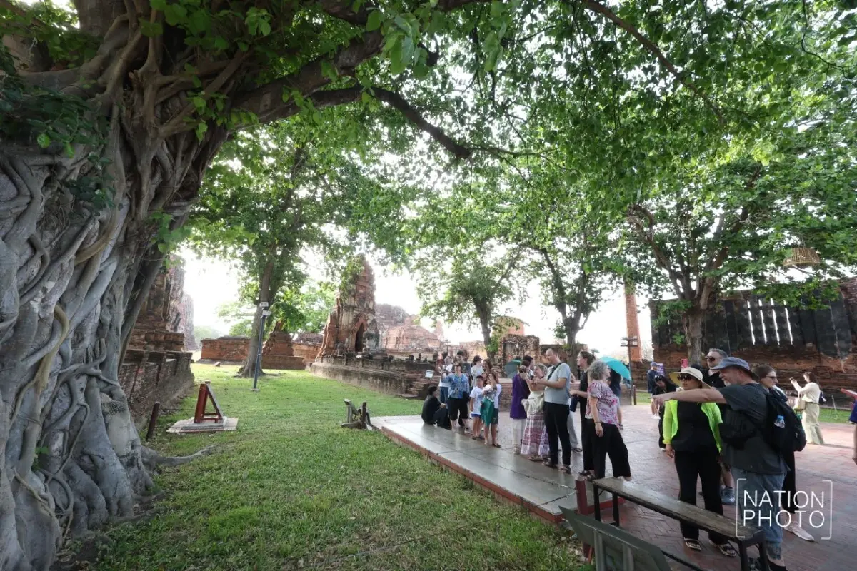 ป้าอยุธยา บุกวัดมหาธาตุ ประกาศศักดา เศียรพระในรากไม้ ของแท้ต้องไทย