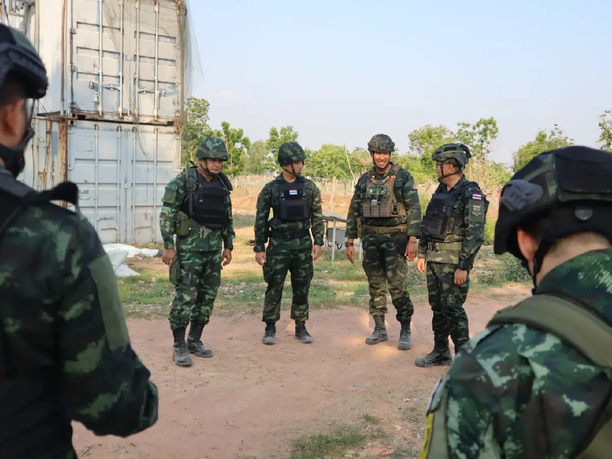 ทภ.1 ปรับวางกำลังทหารชายแดนไทย–กัมพูชา พร้อมรบพื้นที่สระแก้ว