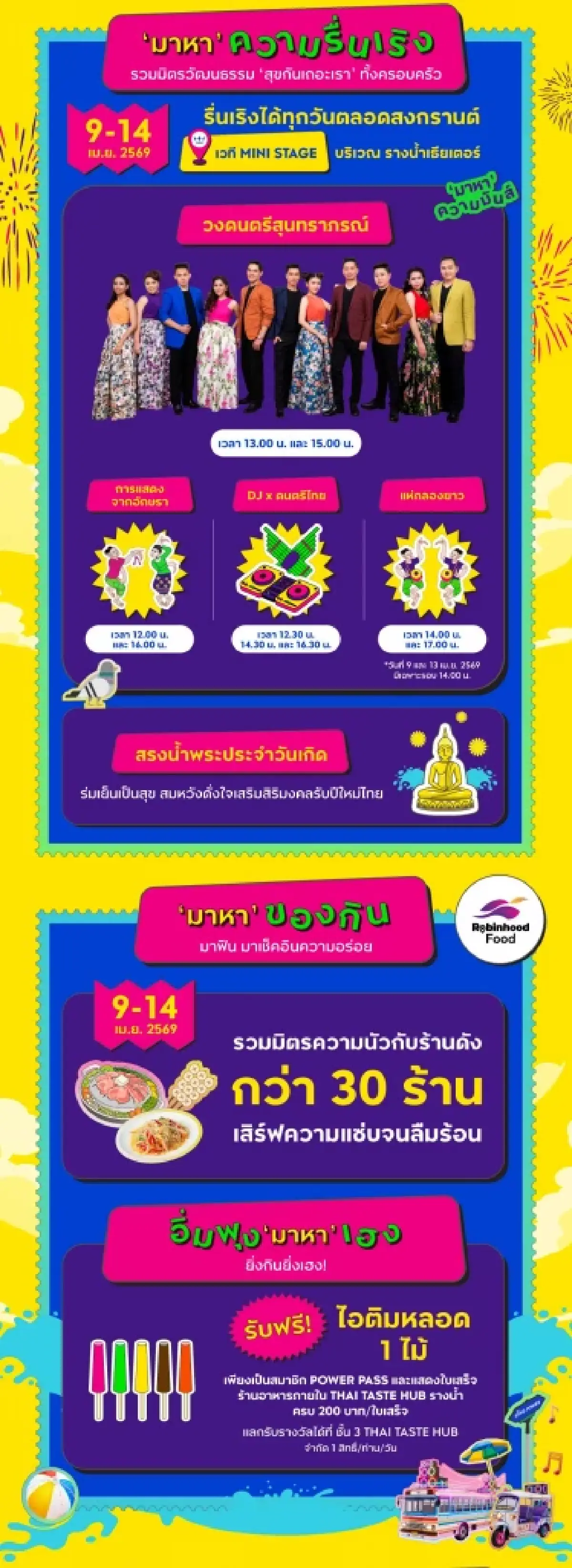 'คิง เพาเวอร์' เนรมิต 'อภิมหาสงกรานต์รางน้ำ' ผสานอัตลักษณ์ไทย-บันเทิงร่วมสมัยดึง Tourist