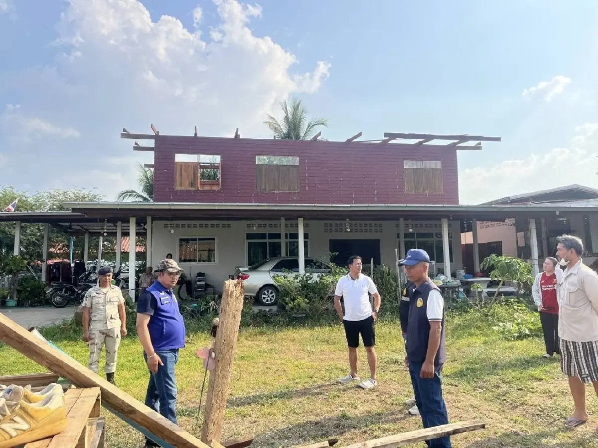 ช่วยเหลือเร่งด่วน พายุฤดูร้อนถล่ม ประชาชนเดือดร้อน 323 ครัวเรือน