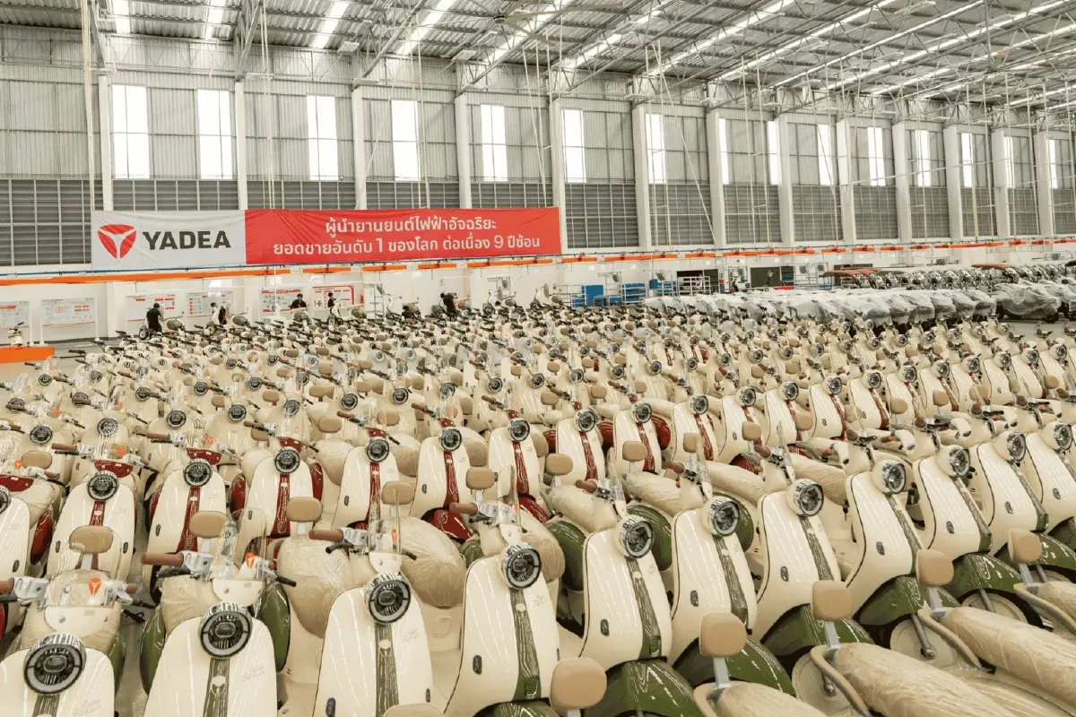 YADEA เดินหน้าขยายตัวแทนจำหน่าย ดันตลาด มอเตอร์ไซค์ไฟฟ้า