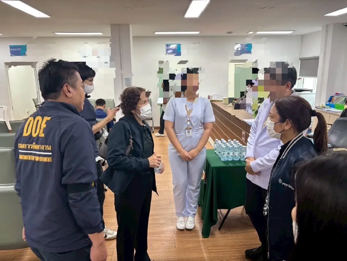 กรมการจัดหางาน ลงพื้นที่อยุธยา ย้ำแรงงานต่างด้าวต้องตรวจสุขภาพจริง