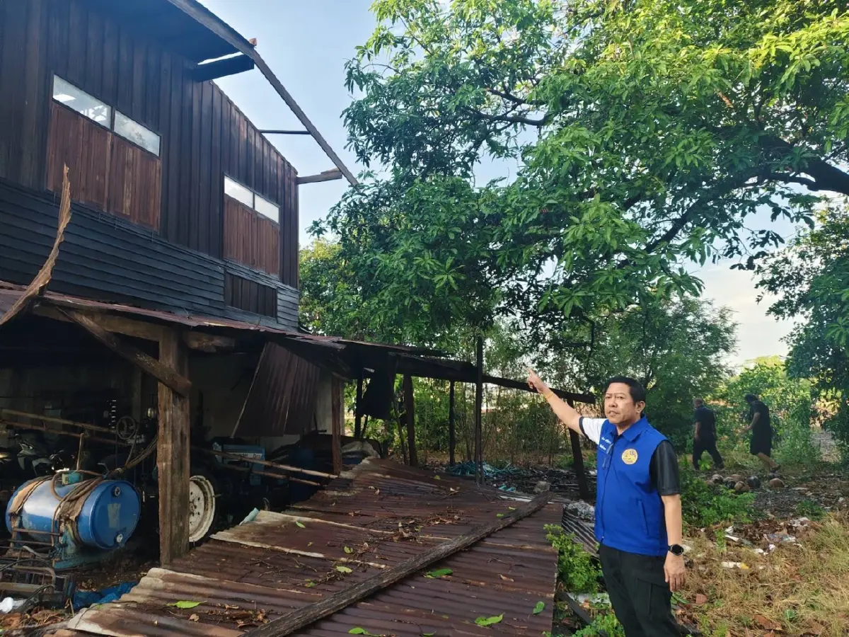 พายุฤดูร้อนถล่มสระบุรี ลมกระโชกแรงซัดบ้านพังยับ 21 หลัง เร่งช่วย