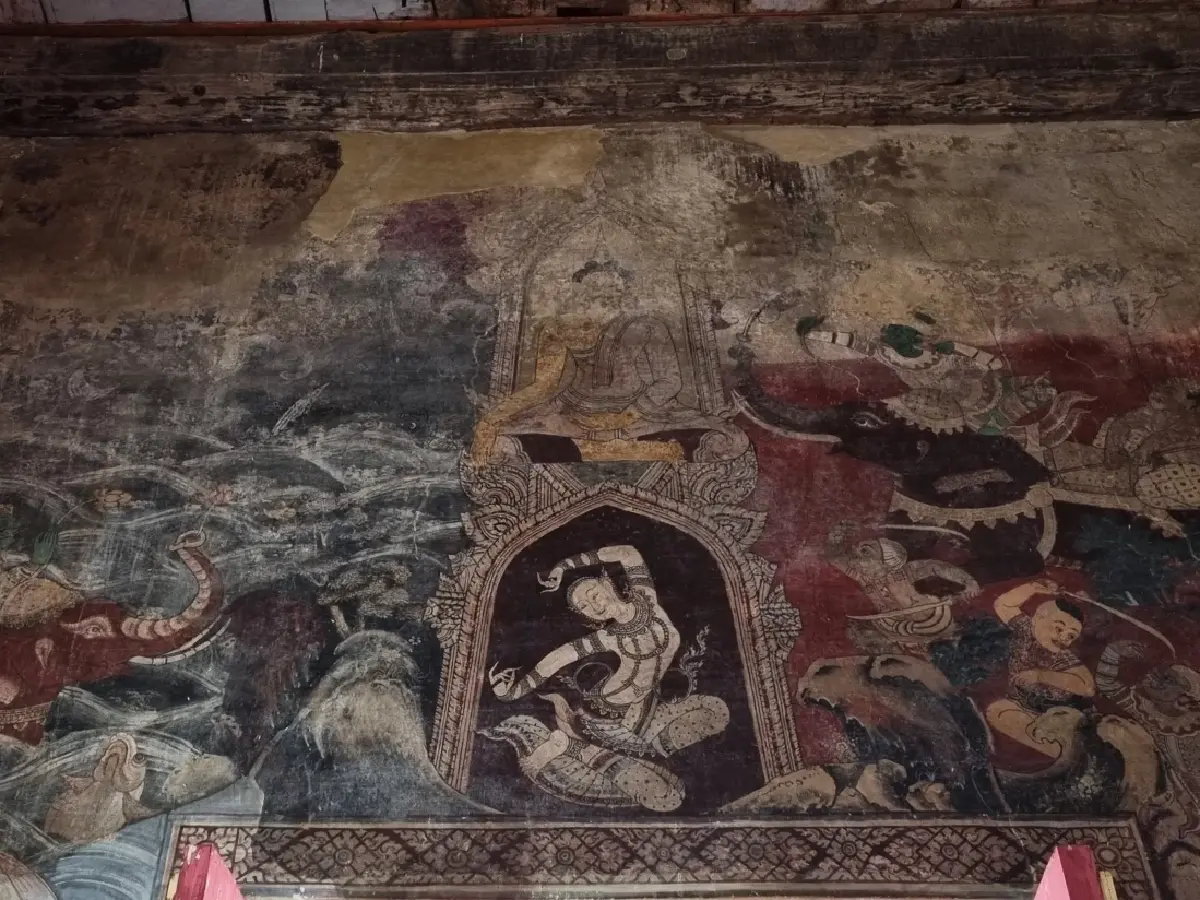 ชิมขนมไทย ‘ยายทำให้หลานขาย’ ชม ‘พระแม่ธรณีสวยที่สุด’ ที่นนทบุรี