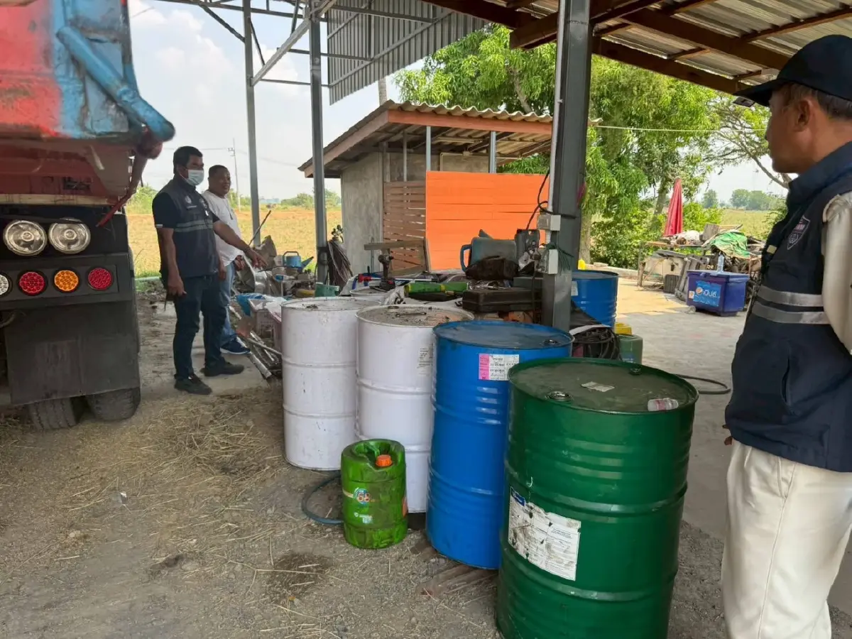 โดนแล้ว! กักตุนน้ำมัน ขายเกินราคาลิตรละ 42 บาท เชือดไก่ให้ลิงดู