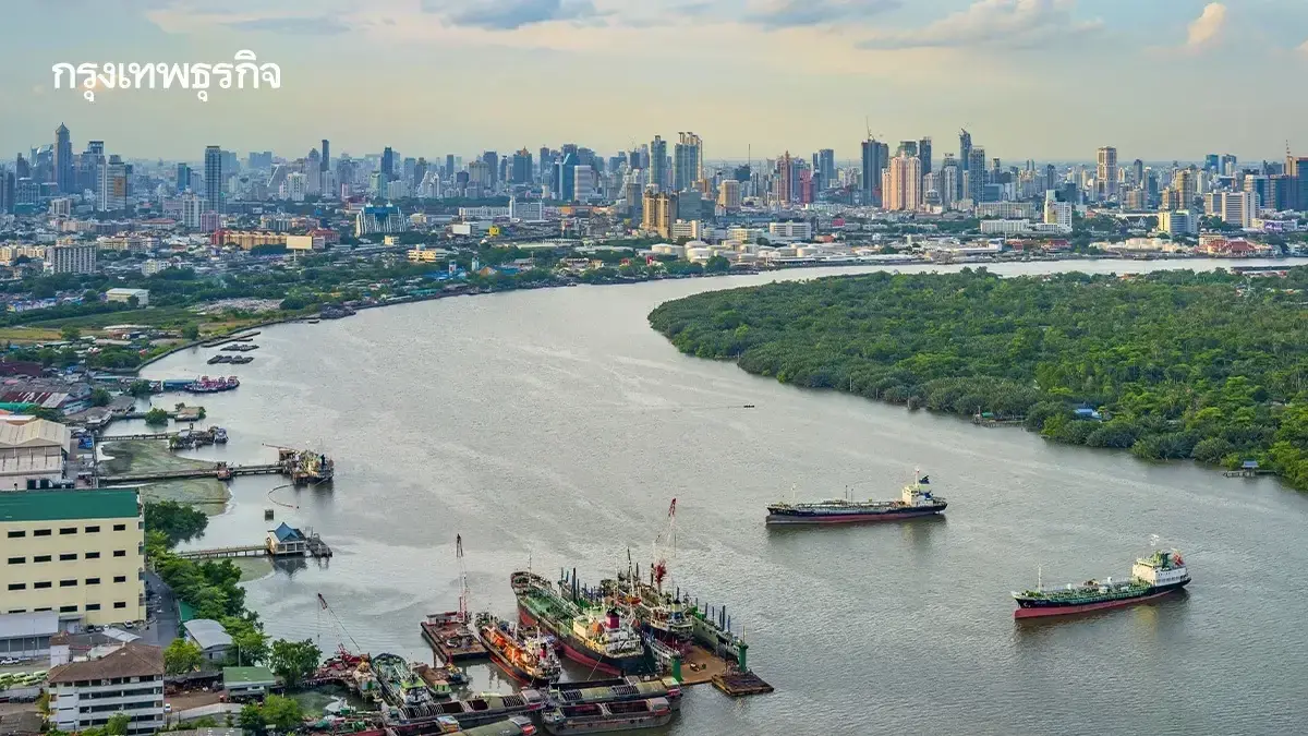 เสี่ยงมาก น้ำทะเลหนุนสูง ระวังน้ำท่วม สุขุมวิท สุขสวัสดิ์ พระราม 2