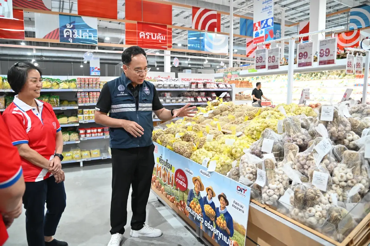 กรมการค้าภายใน รุกมาตรการ 'พืช 3 หัว' ดึงห้างรับซื้อ 6,500 ตัน ช่วยพยุงราคาเกษตรกร