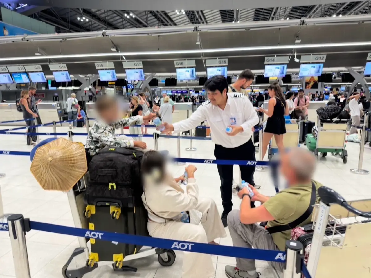 แอร์ไลน์ยกเลิก 16 เที่ยวบิน ‘สุวรรณภูมิ’ จัดพื้นที่ดูแลผู้โดยสาร