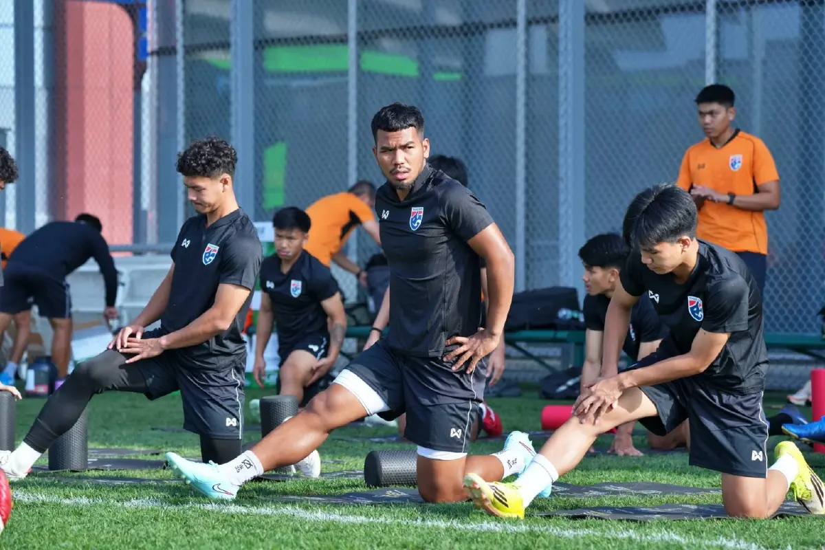 ถ่ายทอดสด 'ทีมชาติไทย พบ จีน' ดูบอลสด ศึกสี่เส้า U23 ฟุตบอลอุ่นเครื่องฟีฟ่า เดย์