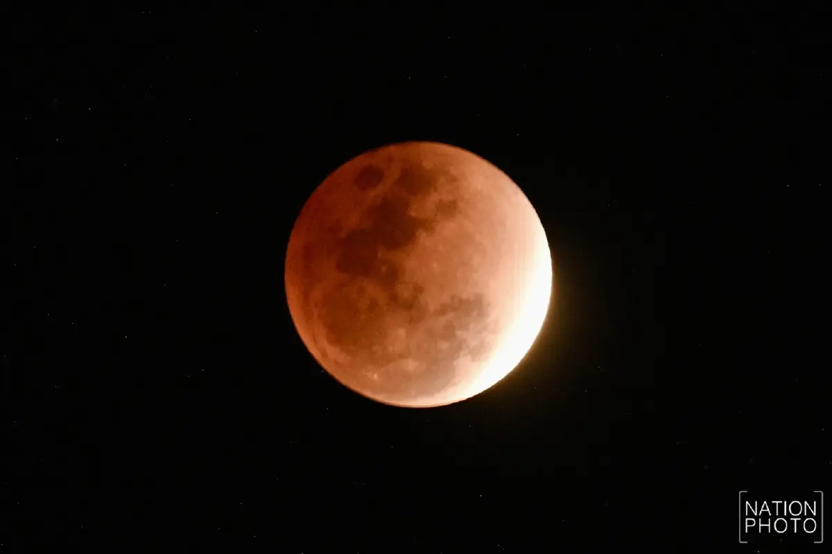 ชมภาพปรากฏการณ์ 'จันทรุปราคาเต็มดวง' วันมาฆบูชา 3 มีนาคม 2569