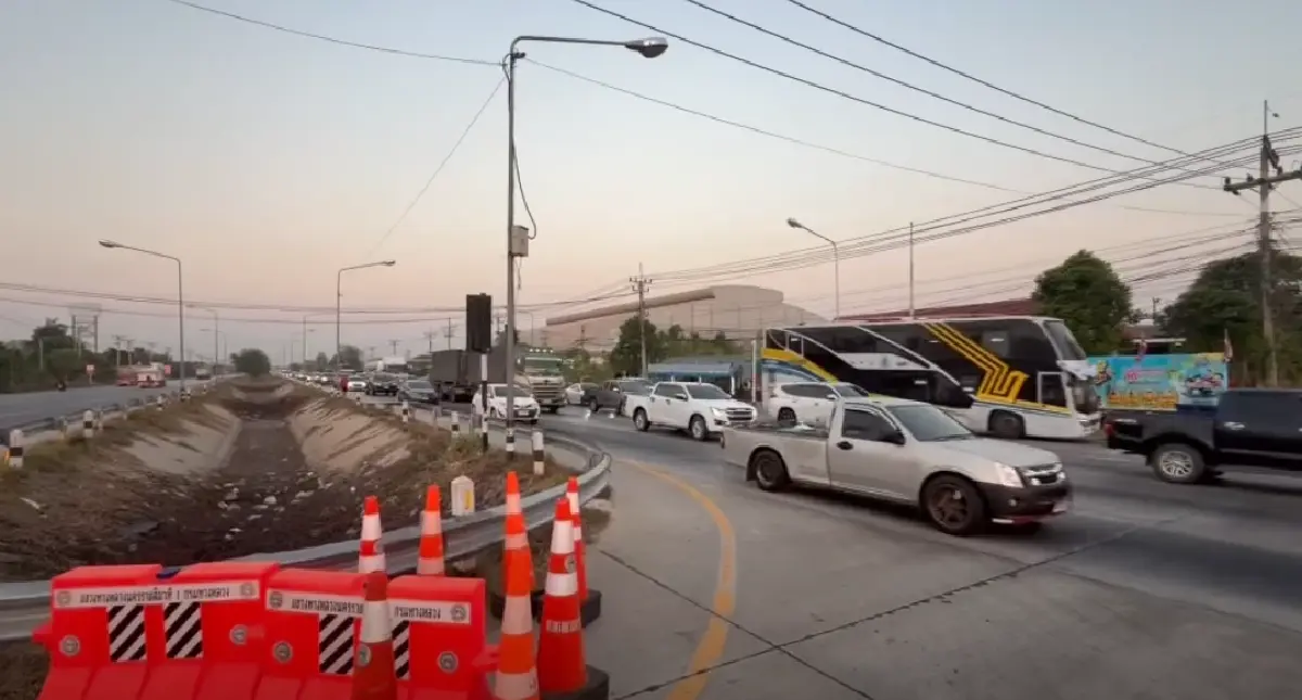 เช็กเส้นทางกลับบ้านสงกรานต์ 69 รถติดมาก ถนนมิตรภาพ มอเตอร์เวย์ M6