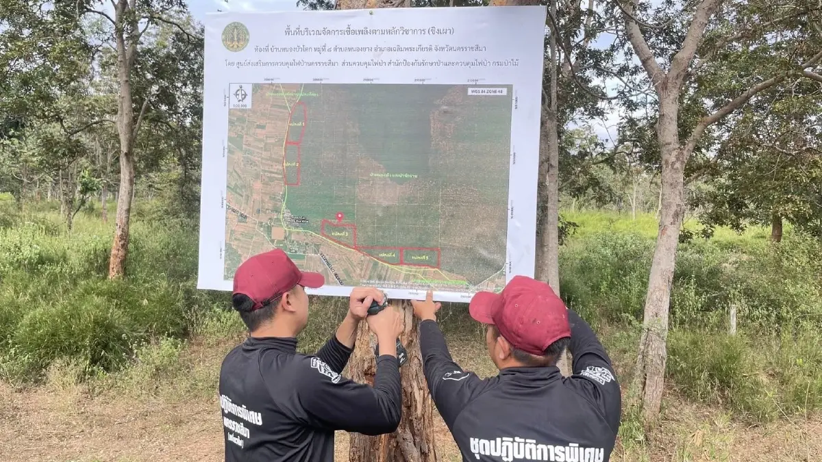 กรมป่าไม้ เคลียร์ปม 'เผาควบคุม' ลดความเสี่ยงไฟป่า 52,173 ไร่