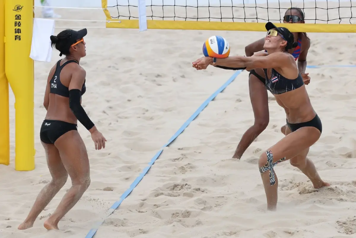 ผลวอลเลย์บอลสด อัน-ซันย่า พ่ายญี่ปุ่น 0-2 เซต Asian Beach Games 2026