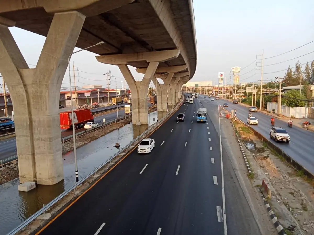 ถนนพระราม 2 หยุดสร้างแล้ว ให้ประชาชนเดินทาง ปลอดภัย ช่วงสงกรานต์